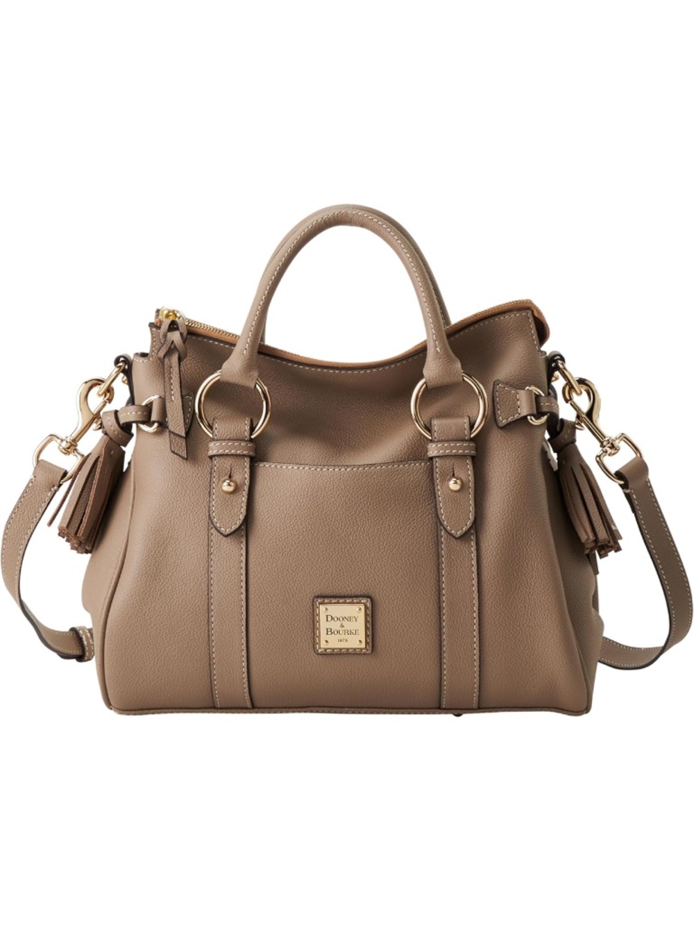 NEW Dooney & Bourke Handbag, Sorrento Satchel 30 With Pocket